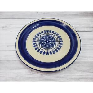 Montgomery Ward Style House Tulip Stoneware Serving Plate 12 1/4"